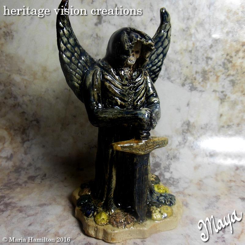 Angel of Death with Sword, Sculpture