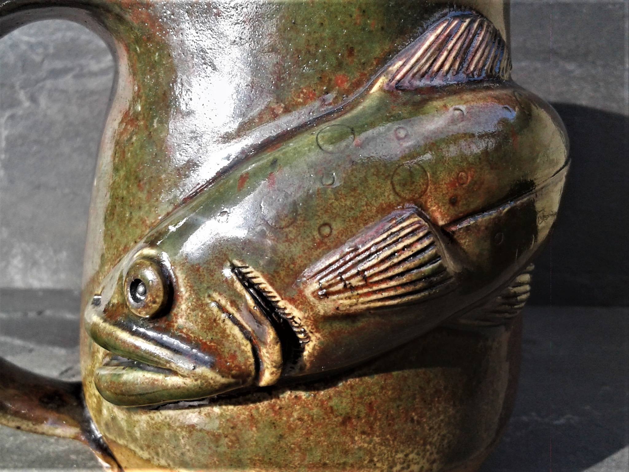 Green Trout Mug