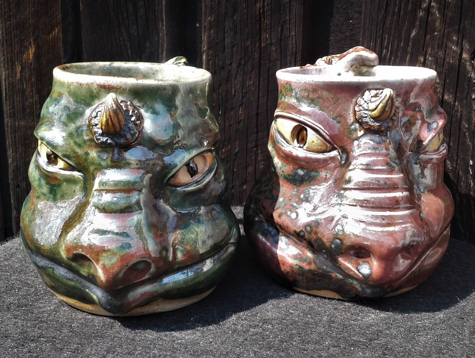 Baby Dragon Face Mugs
