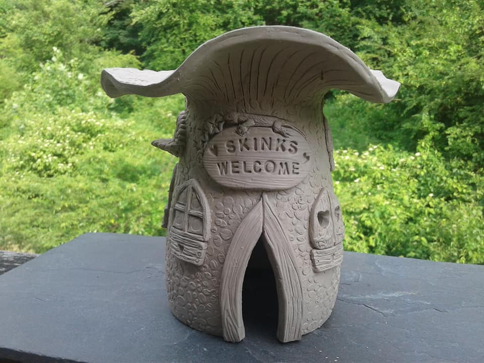 Fairy Garden Mushroom Skink House