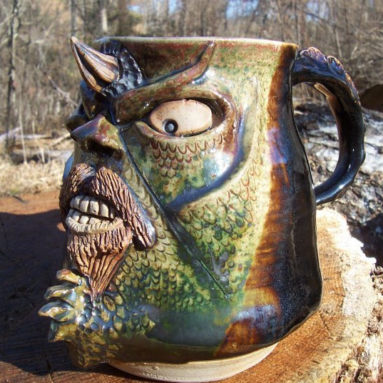 War Goblin Face Mug, 13 Goblins Series
