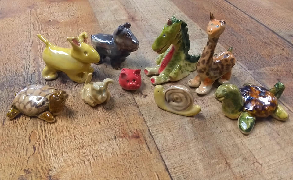 Assorted Clay Animals
